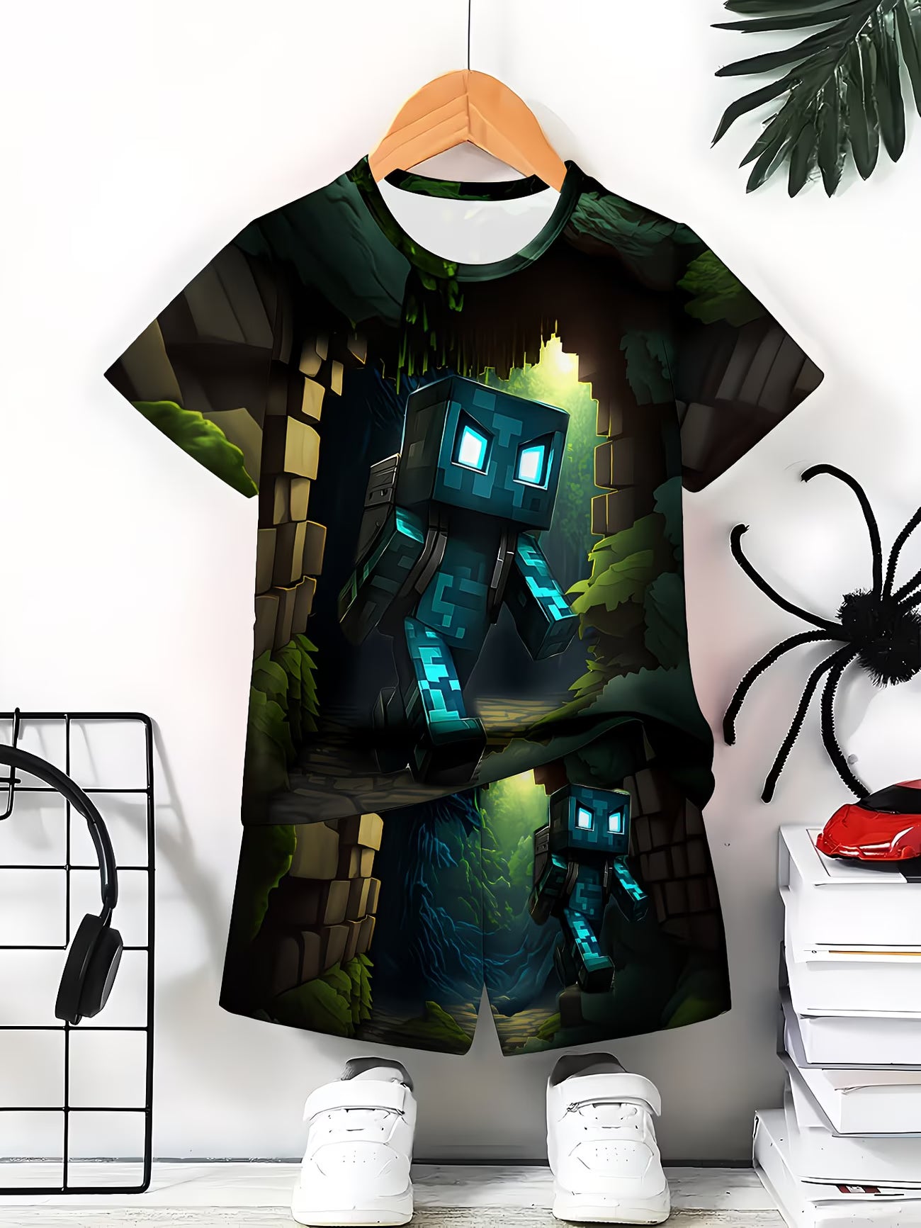 Детски комплект „67 Six Seven“ Gamer Robot – черен модел
