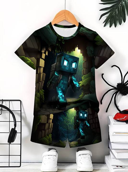 Детски комплект „67 Six Seven“ Gamer Robot – черен модел