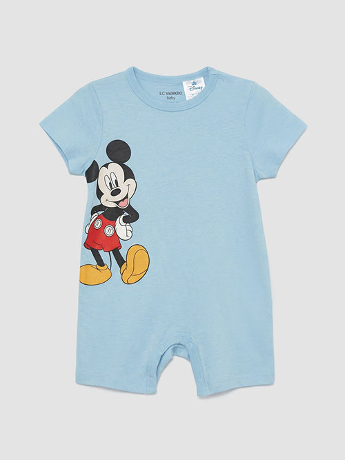 Бебешки гащеризон Disney Mickey Mouse светлосин