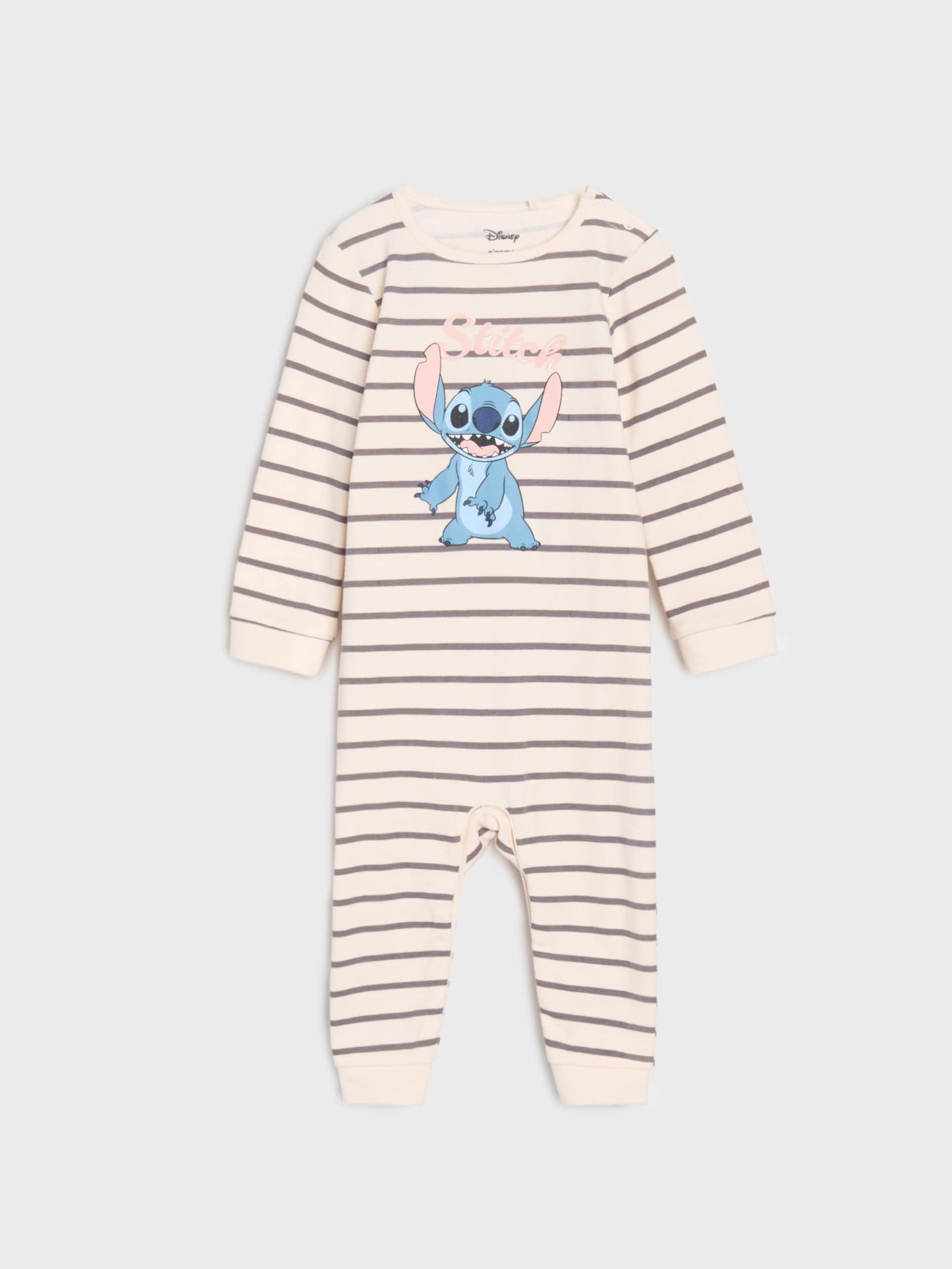 Бебешки гащеризон Disney Stitch на райе