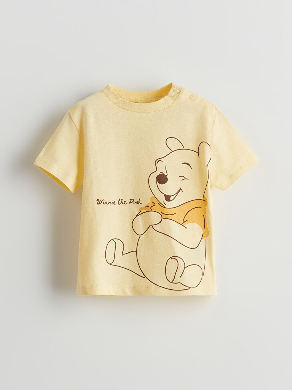 Комплект Disney Winnie the Pooh с тениска и райе къси панталони