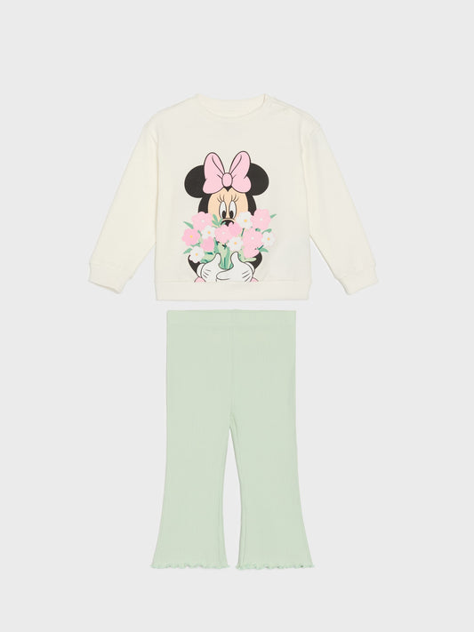 Disney комплект детски суитшърт и клин Minnie Mouse