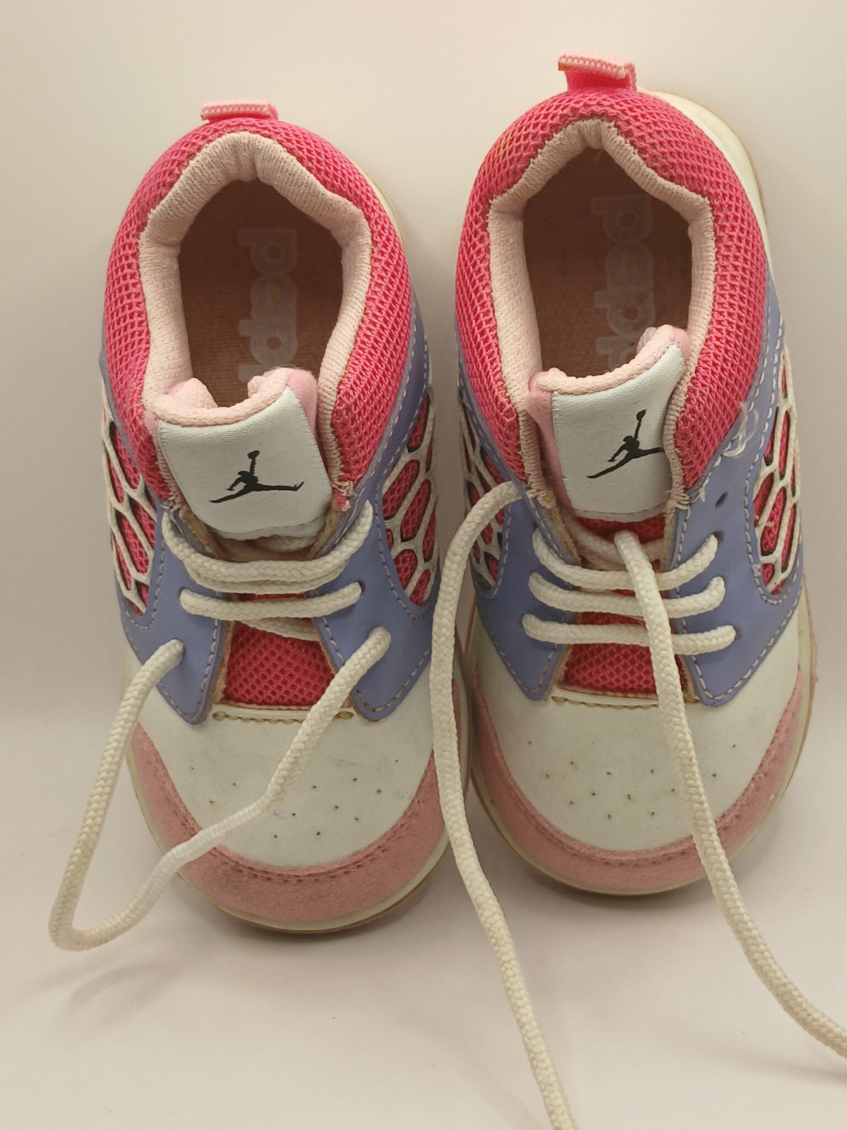 Детски маратонки Air Jordan розово-бели, размер 21